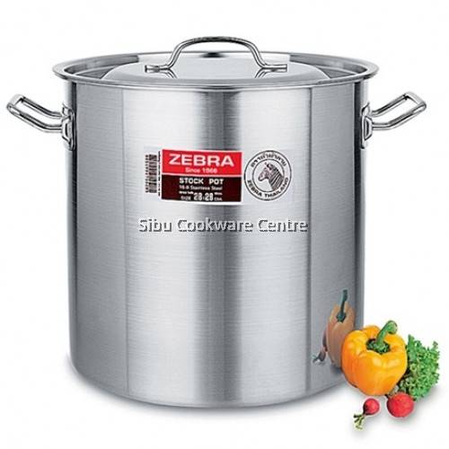 Zebra 28cm Stock Pot