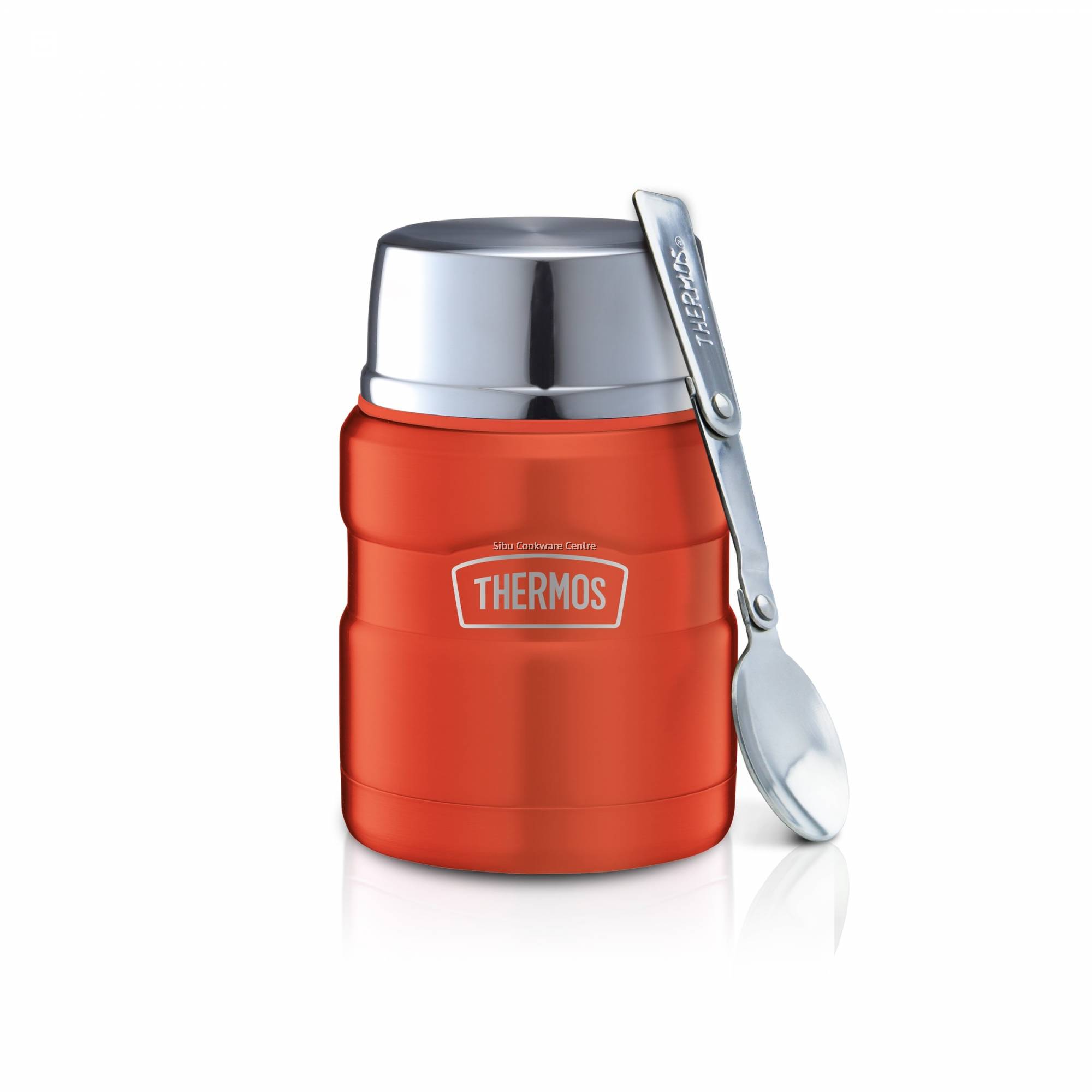 Thermos 470ml Stainless King Food Jar with Spoon Orange SK3001(OR)