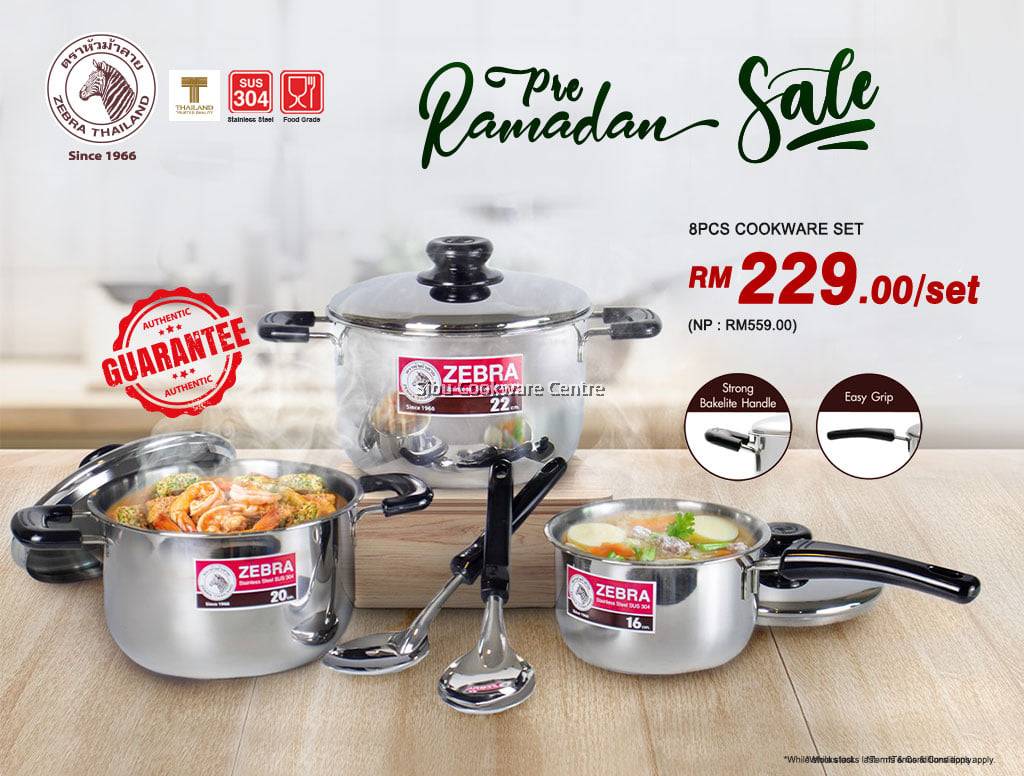 Zebra 8 Pcs Happy Buddy Cookware Set